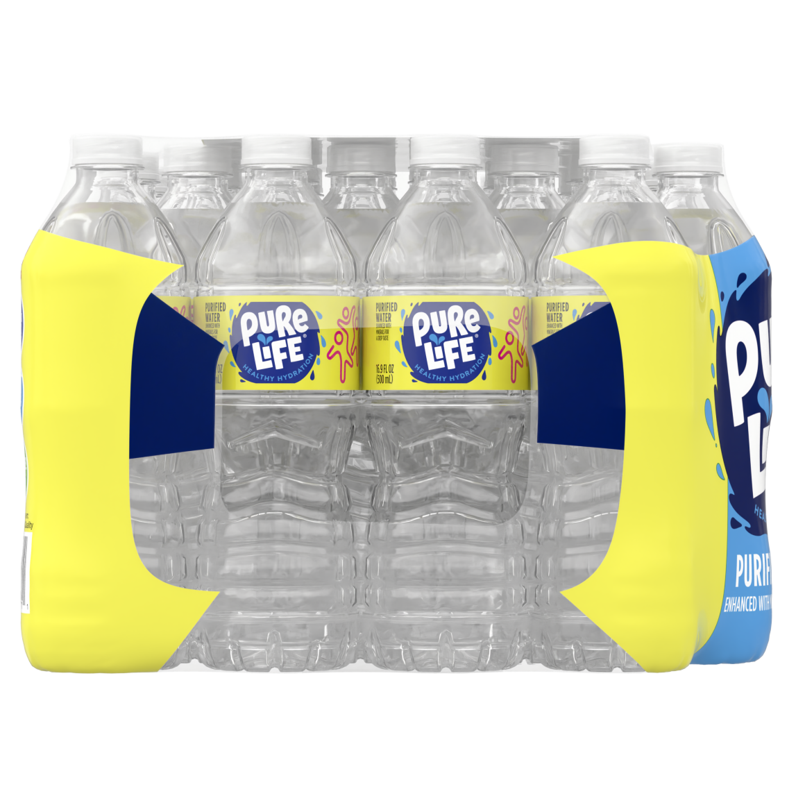 Pure Life Purified Water, 16.9 Fl Oz, Plastic Bottled Water (24 Pack) Image2