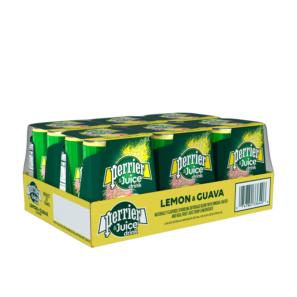 Perrier® & Juice Carbonated Mineral Water - Lemon Guava Image2