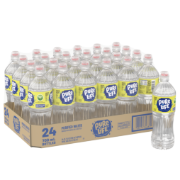 Pure Life® Purified Water, 23.7 Fl Oz, Plastic Sport Cap Bottled Water (24 Pack)