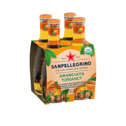 Sanpellegrino® Aranciata Organic Sparkling Beverage with Orange Juice - Glass