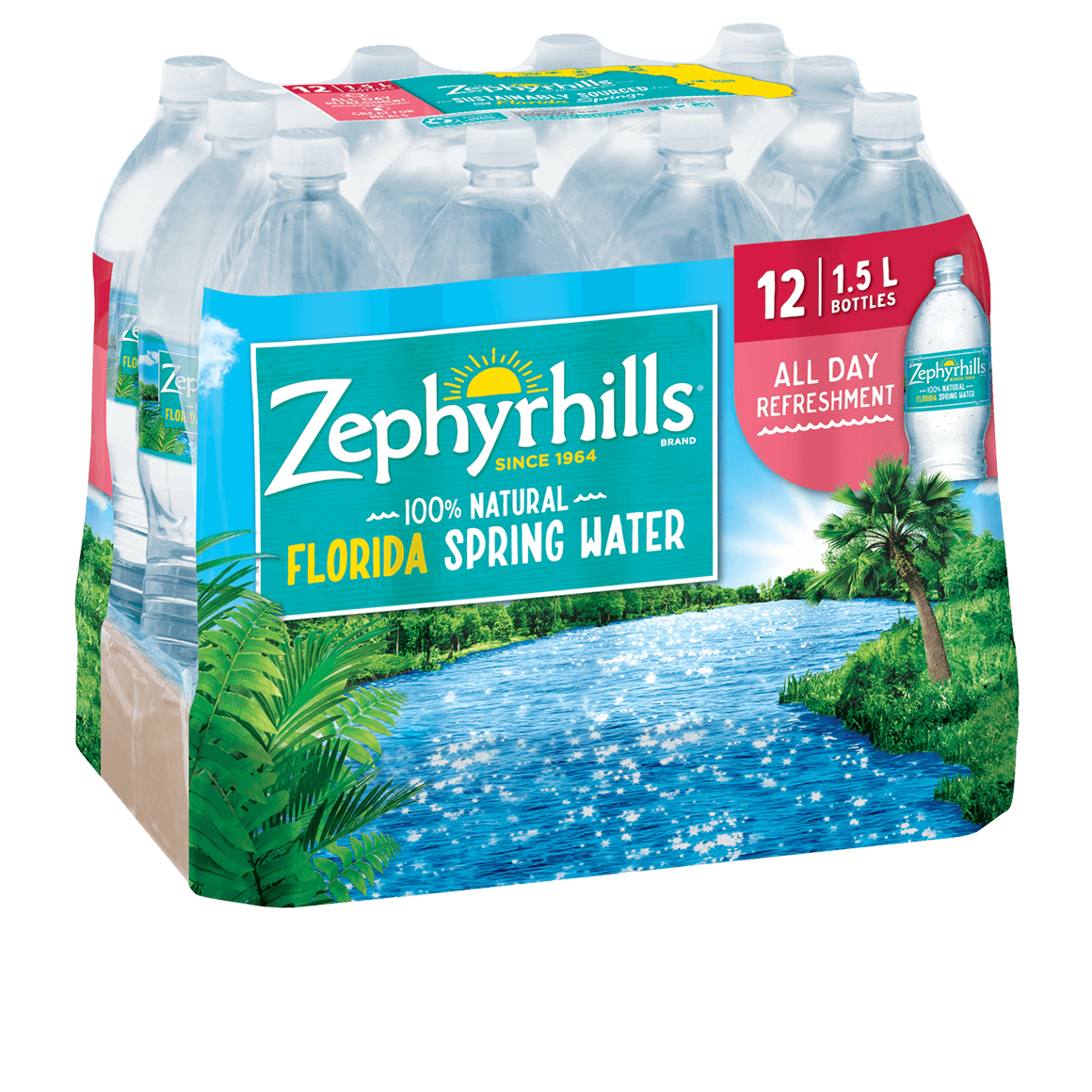 Zephyrhills® Spring Water 1.5 Liter 12Pack ReadyRefresh