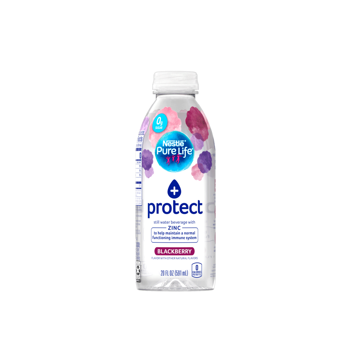 Nestlé®Pure Life®+ Protect Enhanced Flavored Water - Blackberry plus Zinc Image3