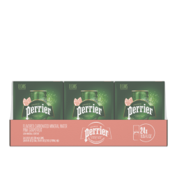 Perrier® Grapefruit Flavored Sparkling Water 11.15 Fl Oz Sleek Cans (24 Pack)