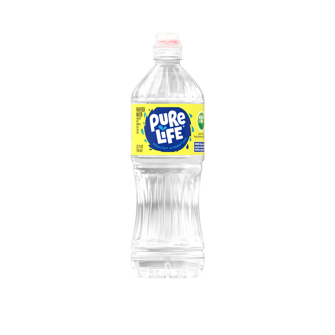 Pure Life® Purified Water, 23.7 Fl Oz, Plastic Sport Cap Bottled Water (24 Pack) Image3