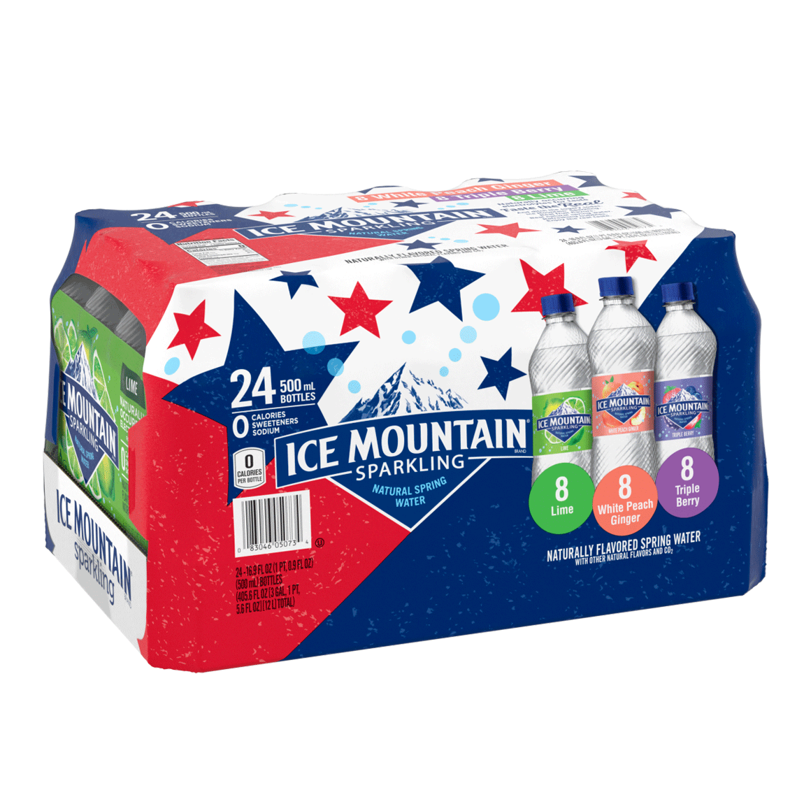 Ice Mountain® Flavored Sparkling Water Variety Pack 16 oz 24Pack ReadyRefresh