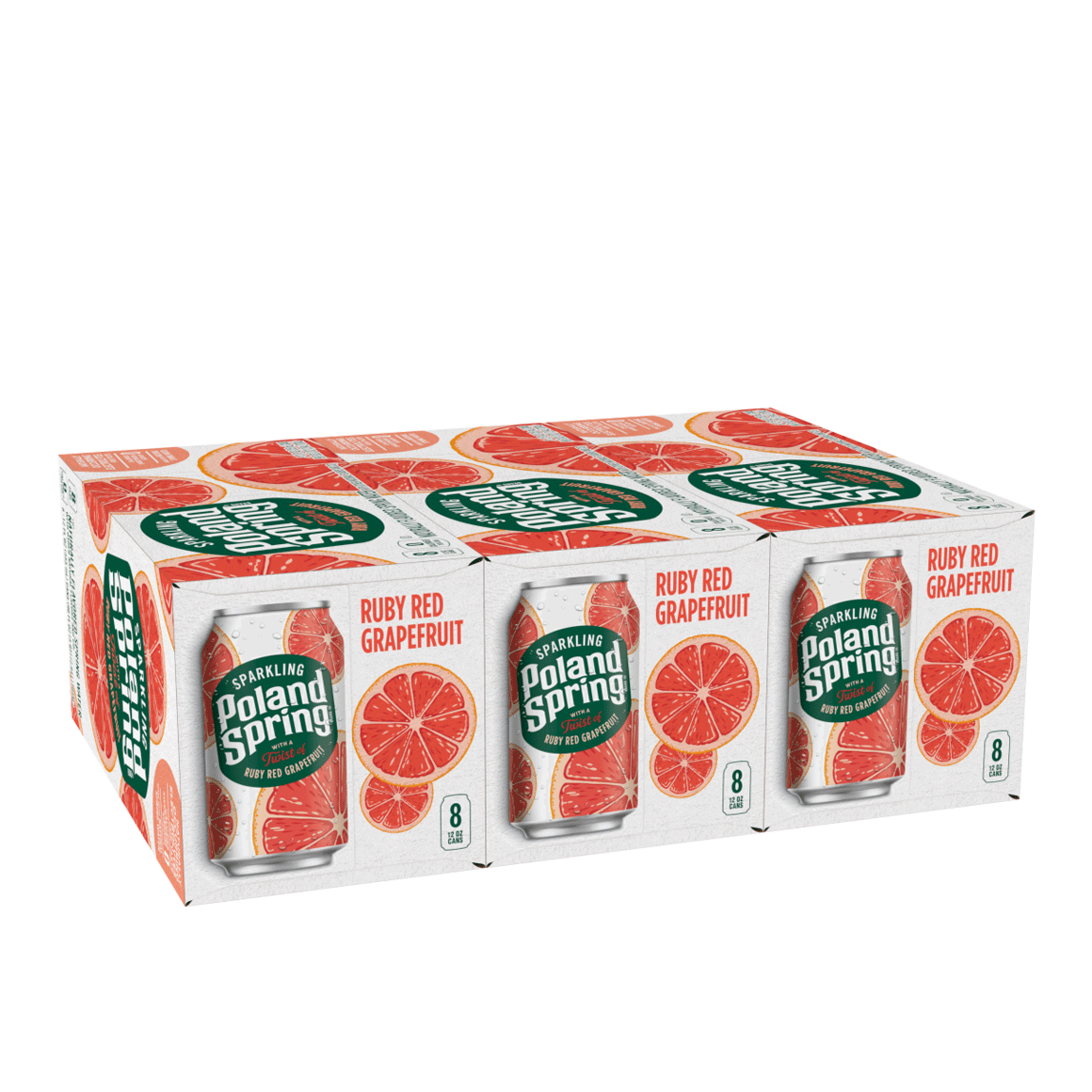 Poland Spring® Ruby Red Grapefruit Sparkling Water Image1