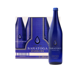 Saratoga® Sparkling Spring Water 28 Fl Oz Glass Bottle (12 Pack)