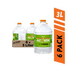 six pack of 3 liter bottles of action high ph alkaline water