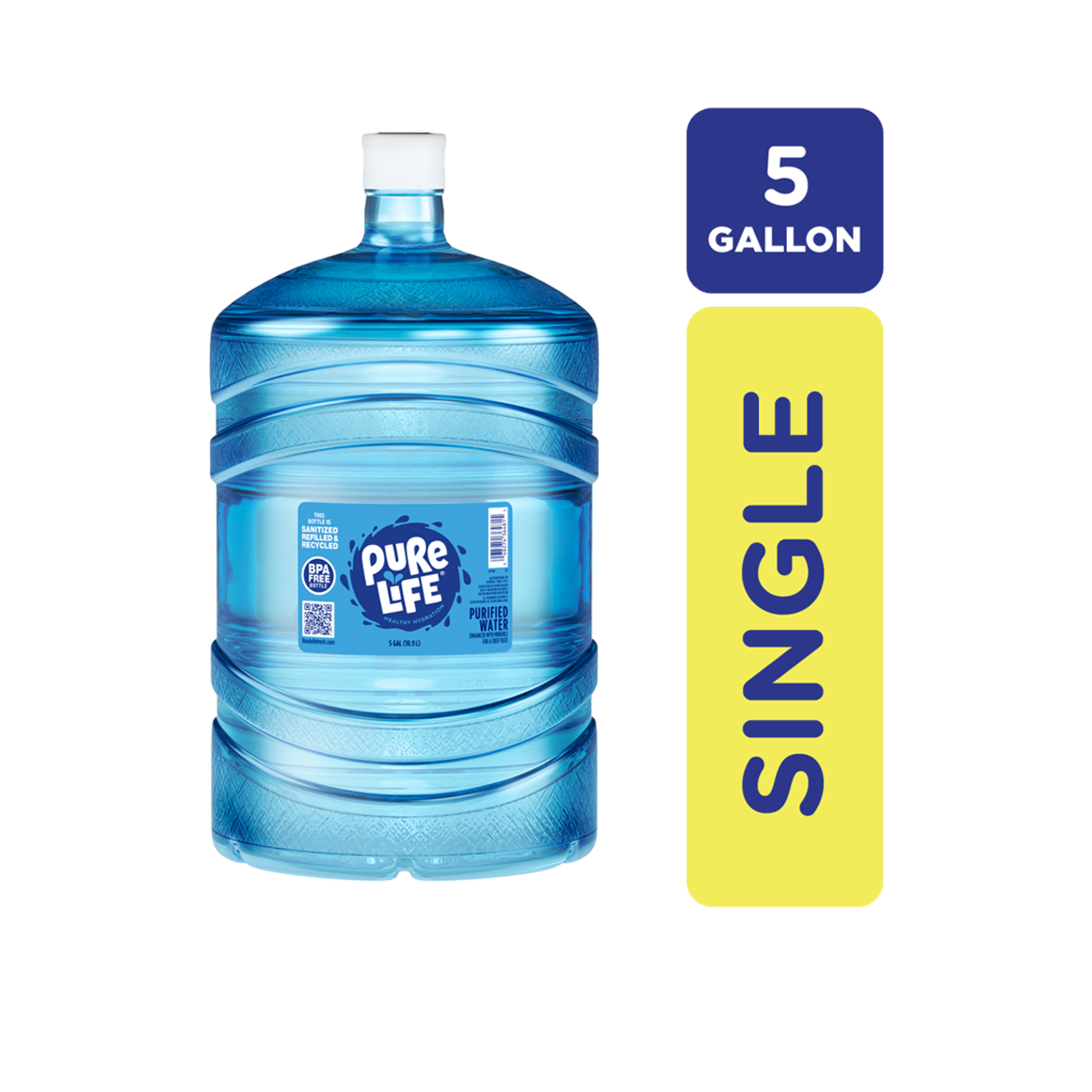Pure Life Purified Bottled Water 5 Gallon Jug ReadyRefresh
