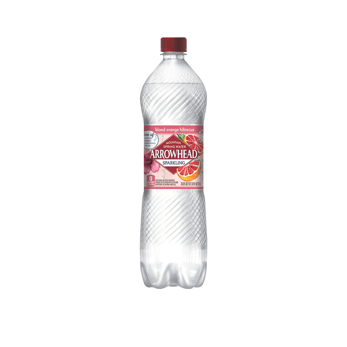Arrowhead® Brand Sparkling 100% Mountain Spring Water - Blood Orange Hibiscus Image2
