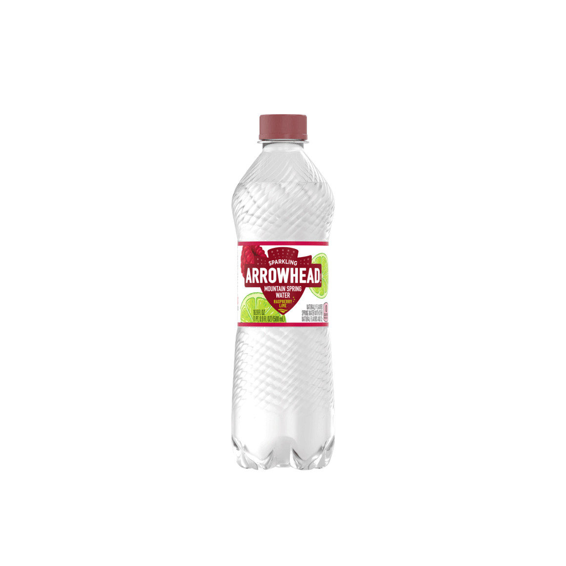 Arrowhead® Brand Sparkling 100% Mountain Spring Water - Raspberry Lime Image2