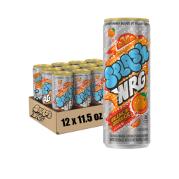Splash NRG™ Valencia Orange Flavored Sparkling Energy Water Beverage 11.5 Fl Oz Sleek Can (12 Pack)