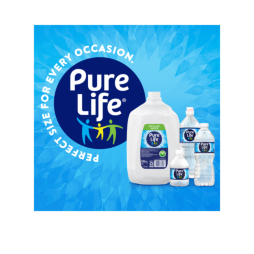 various sizes pure life purified distilled water every occasion