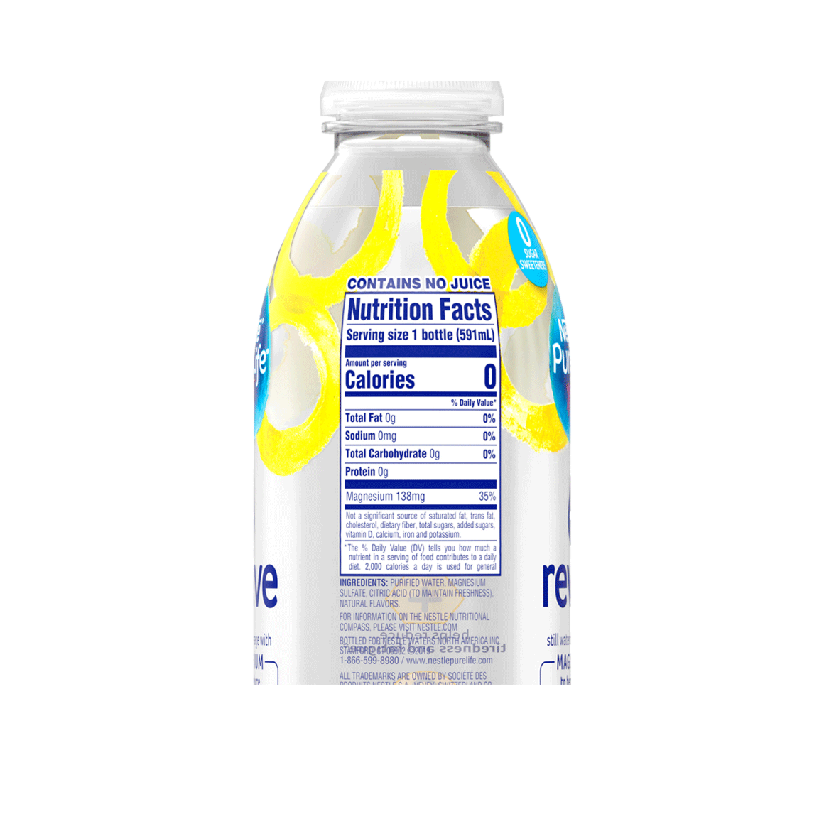 Nestle Pure Life Plus Magnesium Lemon Enhanced Water 20 Oz 12 Pack Readyrefresh