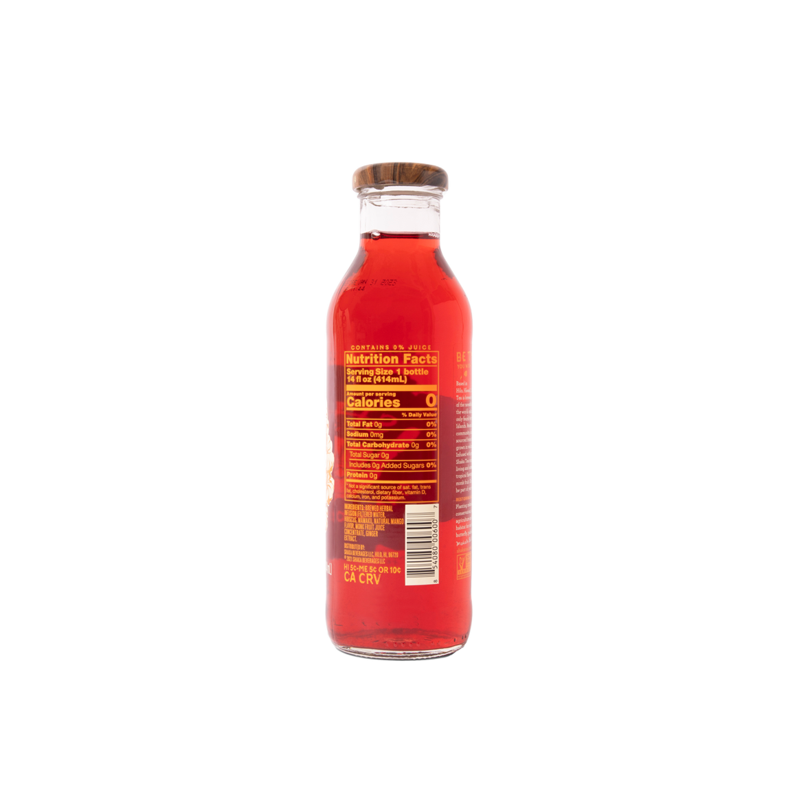 Shaka Tea® Mango Hibiscus Hawaiian Iced Tea Image4