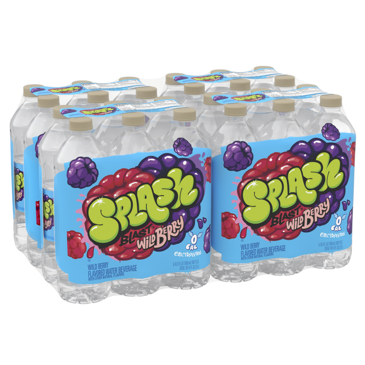 Splash Blast™ Wild Berry Flavored Water 16 ounce 24Pack ReadyRefresh