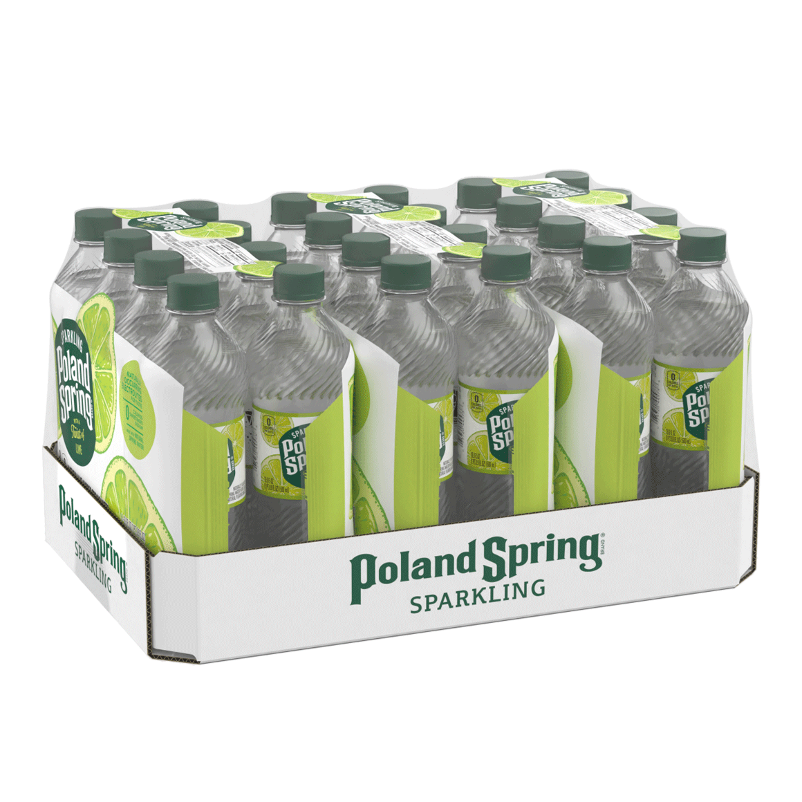 Poland Spring® Zesty Lime Sparkling Water Image1