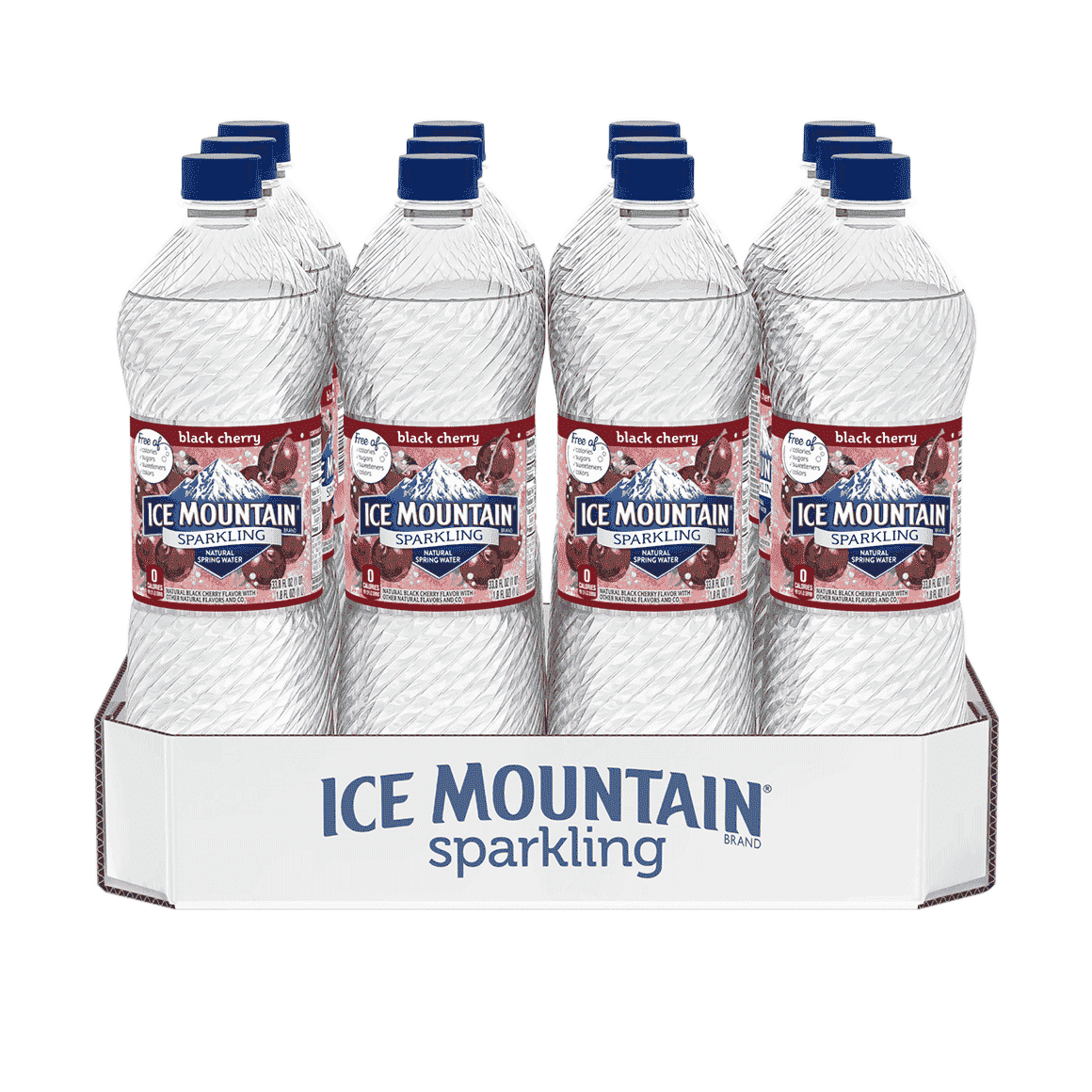 Ice Mountain® Cherry Sparkling Water 1 Liter 12Pack ReadyRefresh