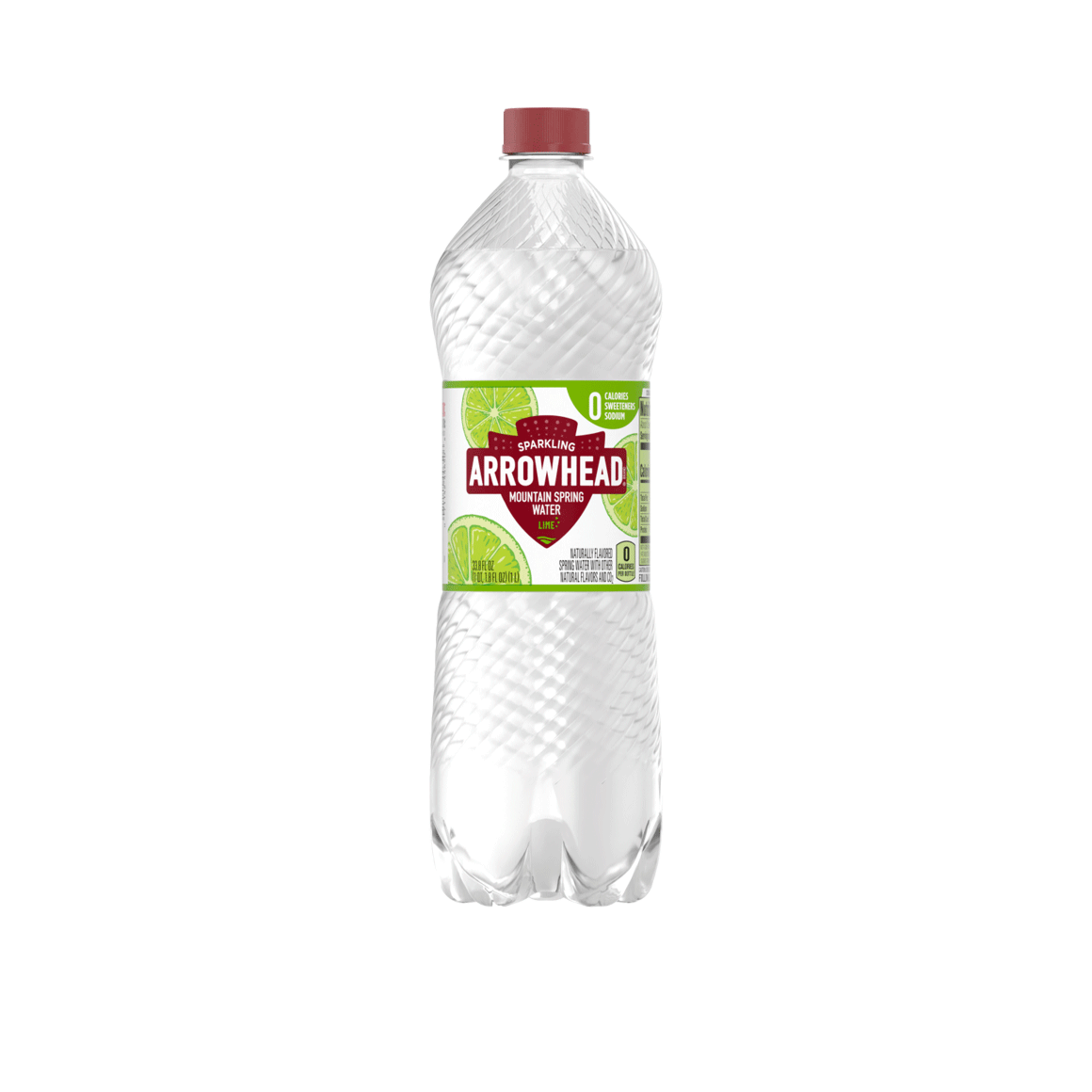 Arrowhead® Brand Sparkling 100% Mountain Spring Water - Zesty Lime Image2