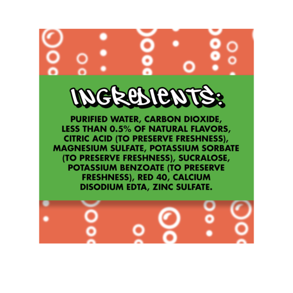 Splash Fizz™ Raspberry Blackberry Flavored Sparkling Water Beverage 20 Fl Oz Plastic Bottles (12 Pack) Image5