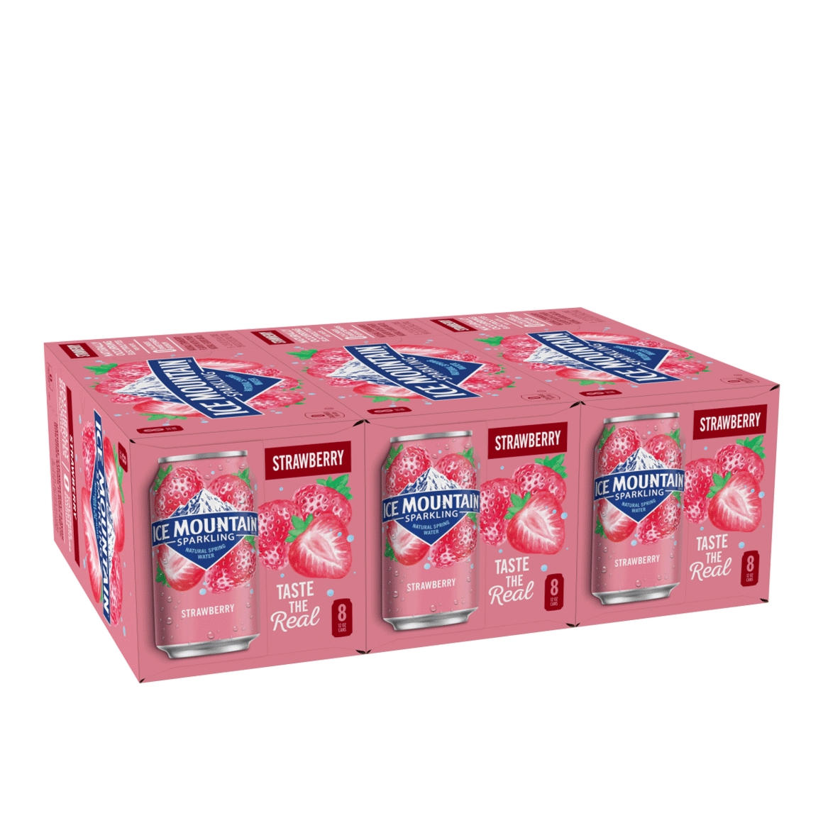 Ice Mountain® Summer Strawberry Sparkling Water Image1