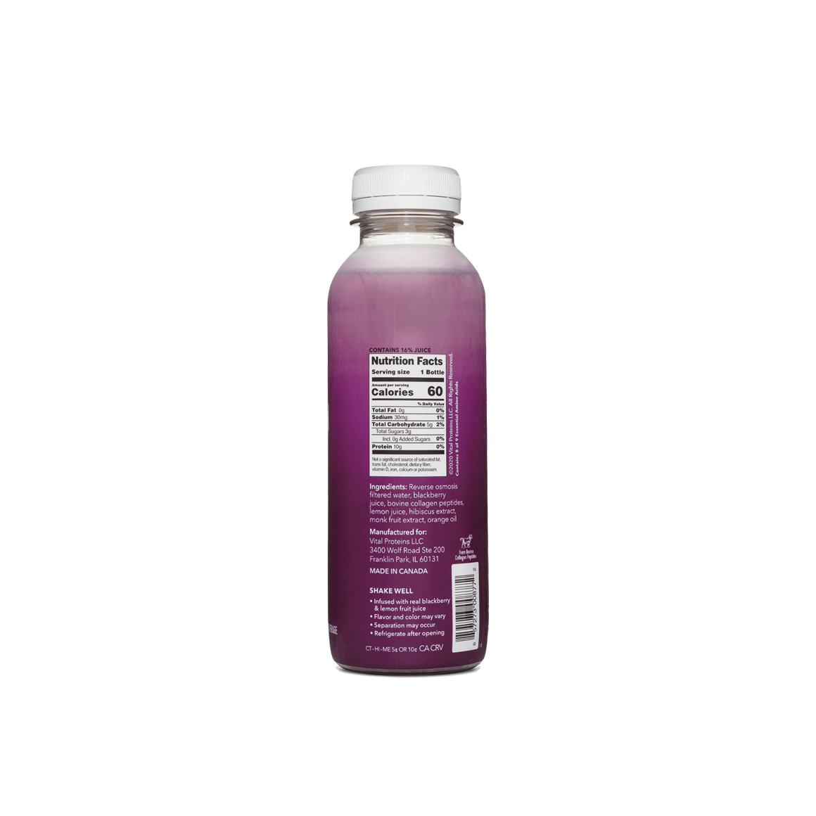Vital Proteins Collagen Water™ Blackberry Hibiscus Image3