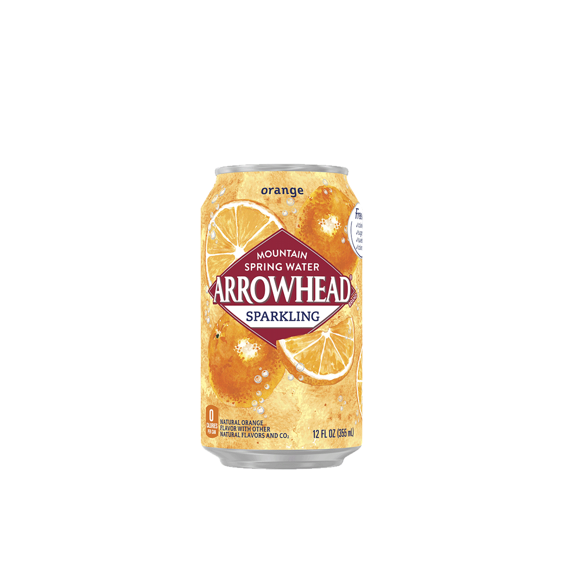 Arrowhead® Brand Sparkling 100% Mountain Spring Water - Orange Image1