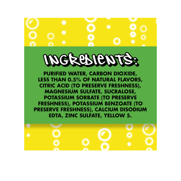 Splash Fizz™ Lemonade Flavored Sparkling Water Beverage 20 Fl Oz Plastic Bottles (12 Pack) Image5