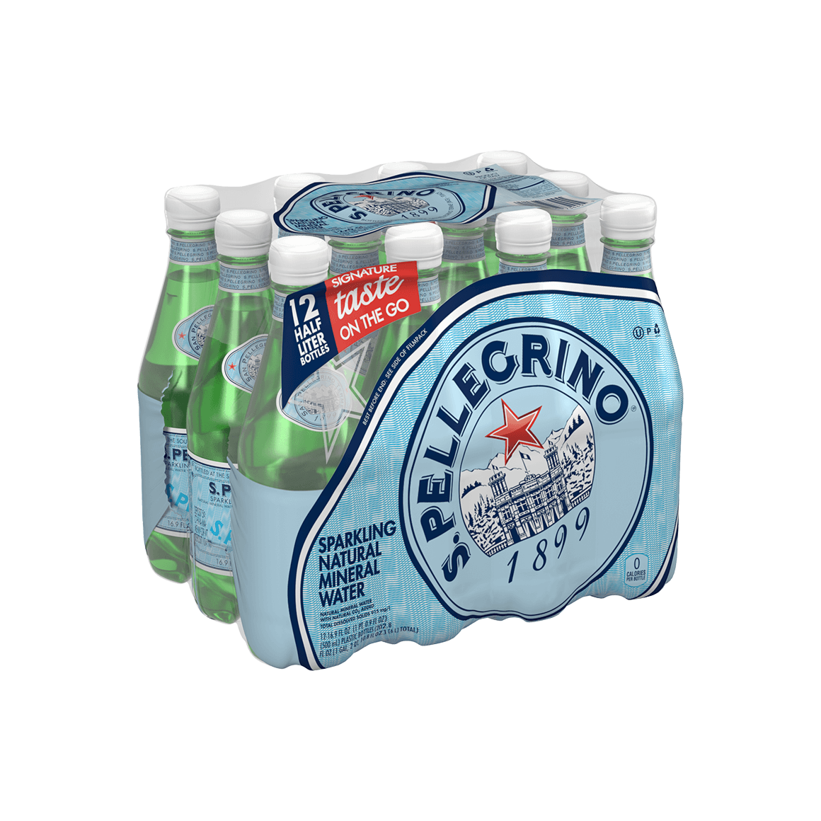 S.Pellegrino® Sparkling Mineral Water | .5 L Bottle 12 ...