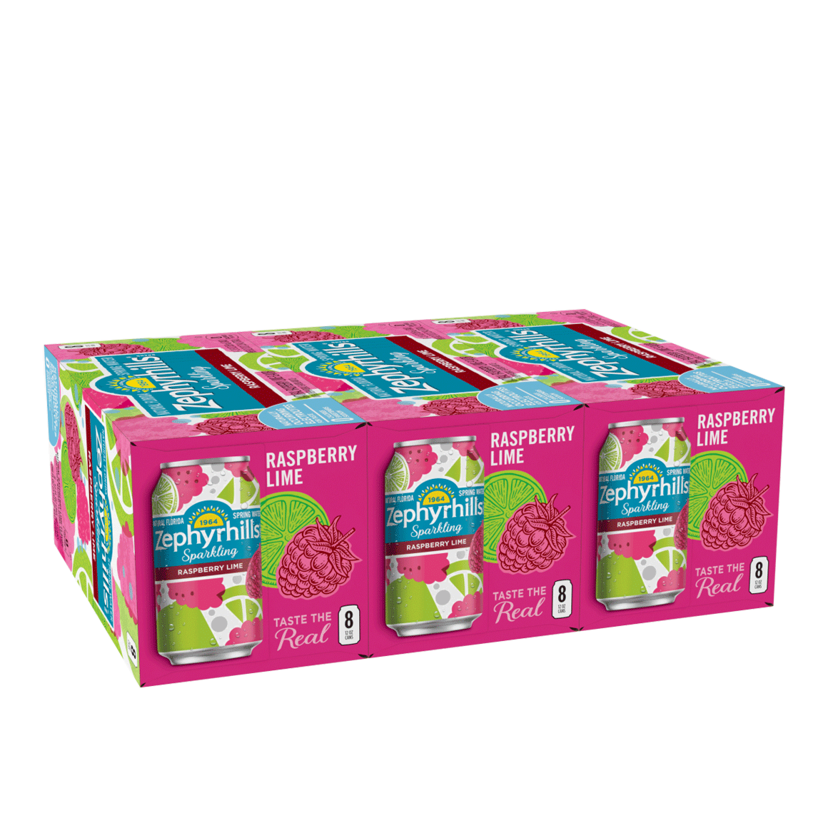 Zephyrhills® Raspberry Lime Sparkling Water Image1