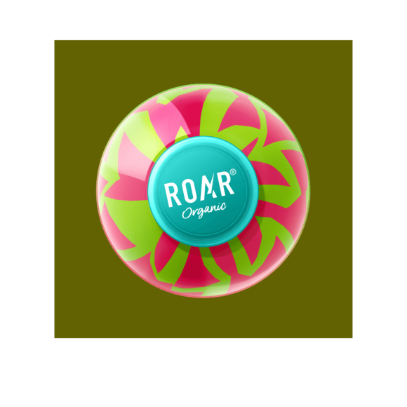 top view of a bottle of roar organic cucumber watermelon Image5