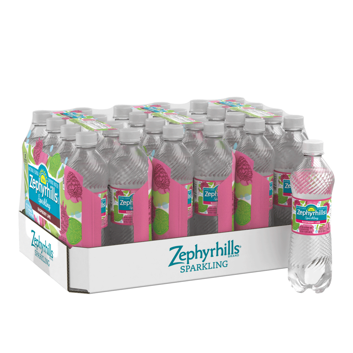 Zephyrhills® Raspberry Lime Sparkling Water
