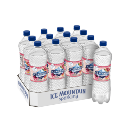 Ice Mountain® Brand Sparkling 100% Natural Spring Water - Blood Orange Hibiscus Ice Mountain® Brand Sparkling 100% Natural Spring Water - Blood Orange Hibiscus