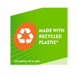 action water made with recycled plastic logo
