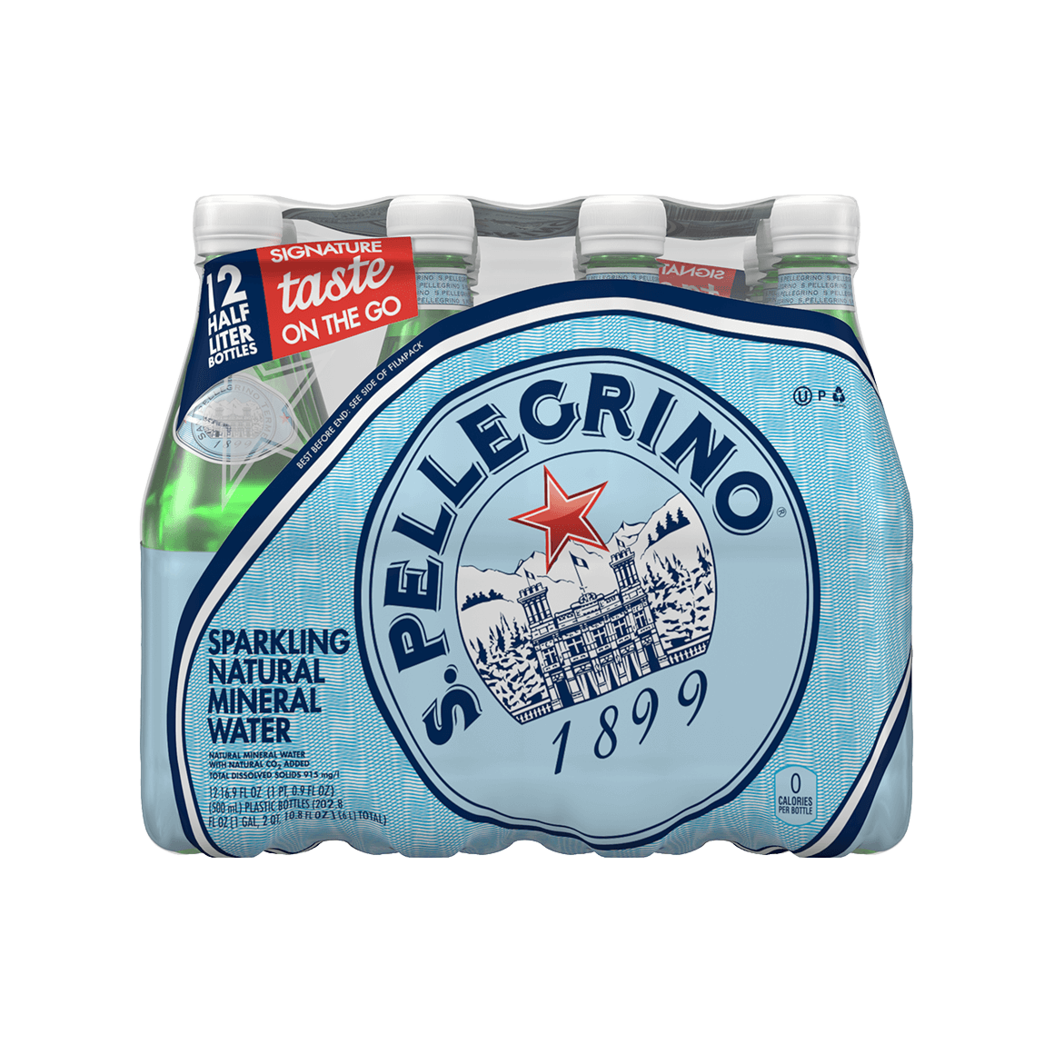 S.Pellegrino® Sparkling Natural Mineral Water - Plastic Image2