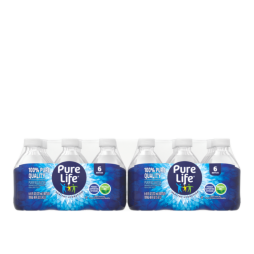 Pure Life® Purified Water 8 Fl Oz Plastic Bottle (24 Pack)