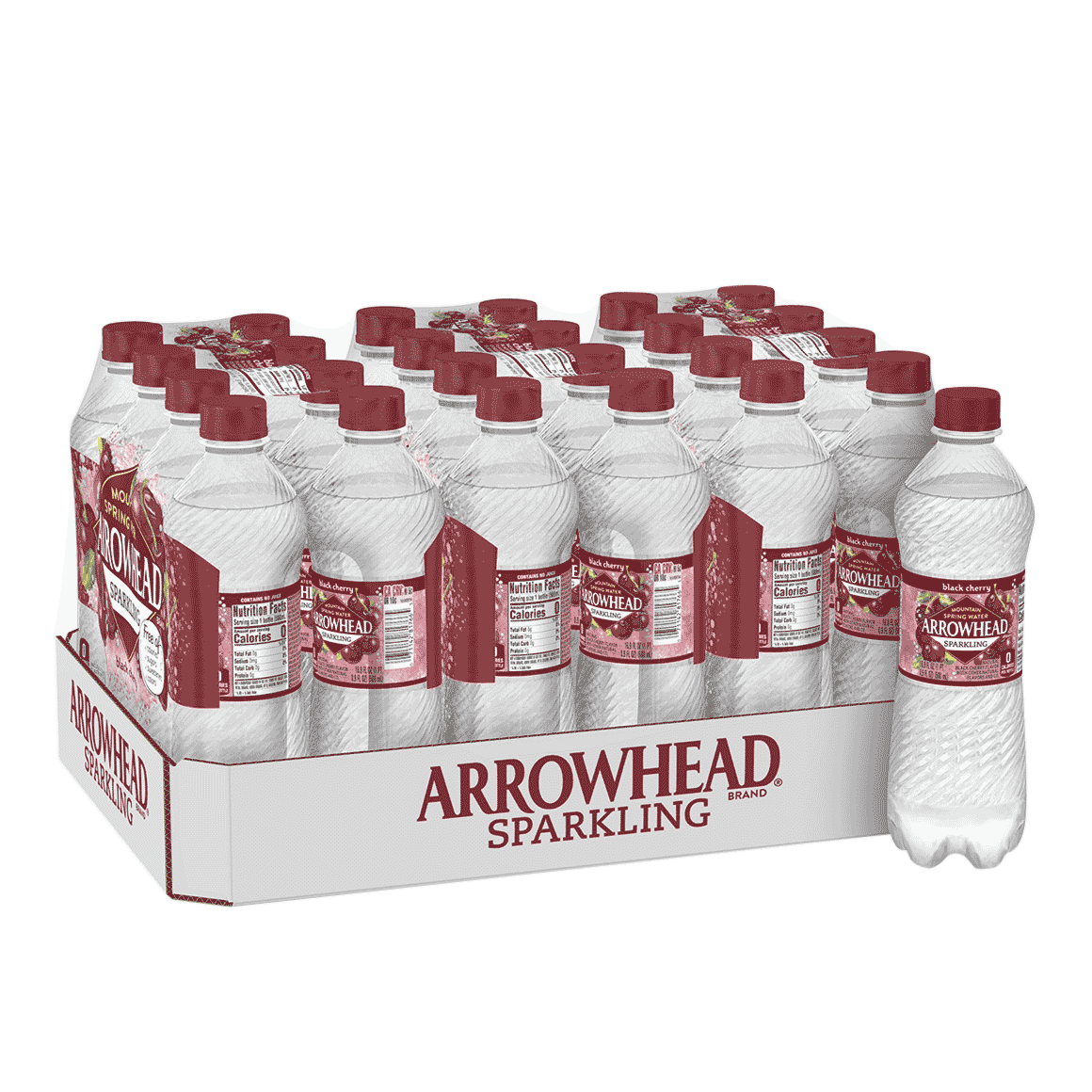 Arrowhead® Brand Sparkling 100% Mountain Spring Water - Black Cherry