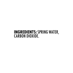 saratoga spring water ingredients
