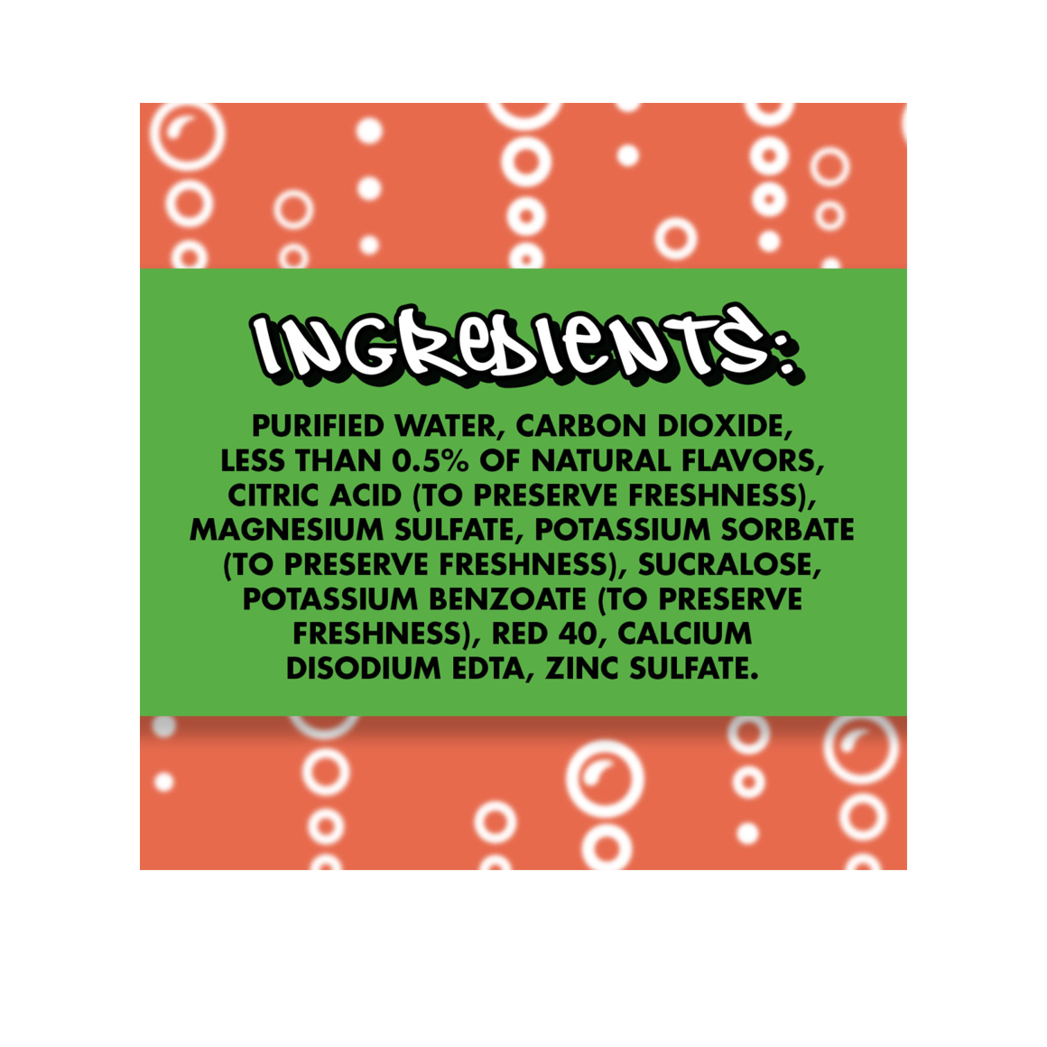 Splash Fizz™ Raspberry Blackberry Flavored Sparkling Water Beverage 20 Fl Oz Plastic Bottles (12 Pack) Image5
