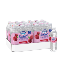 Nestlé® Splash Raspberry Sparkling Water & Fruit Beverage Nestlé® Splash Raspberry Sparkling Water & Fruit Beverage