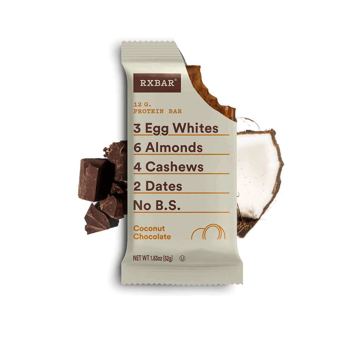 RXBAR® Coconut Chocolate Protein Bar (1 case, 12 ct) Image2