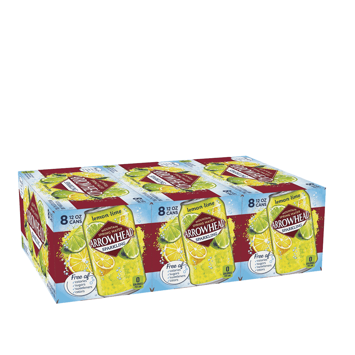 Arrowhead® Brand Sparkling 100% Mountain Spring Water - Lemon Lime Image4
