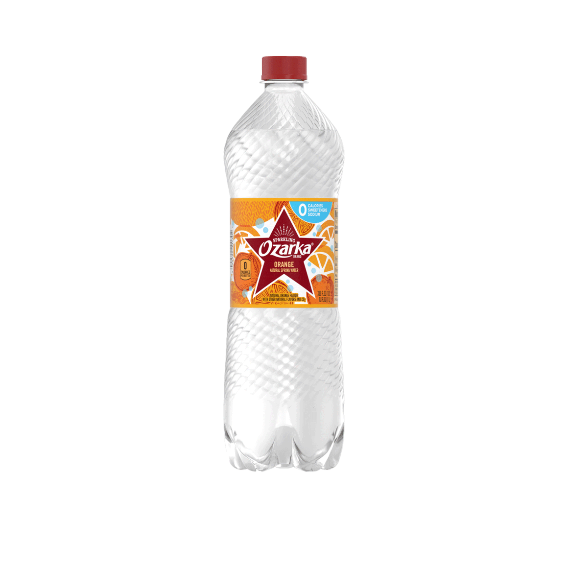 Ozarka® Brand Sparkling 100% Natural Spring Water - Orange Image2