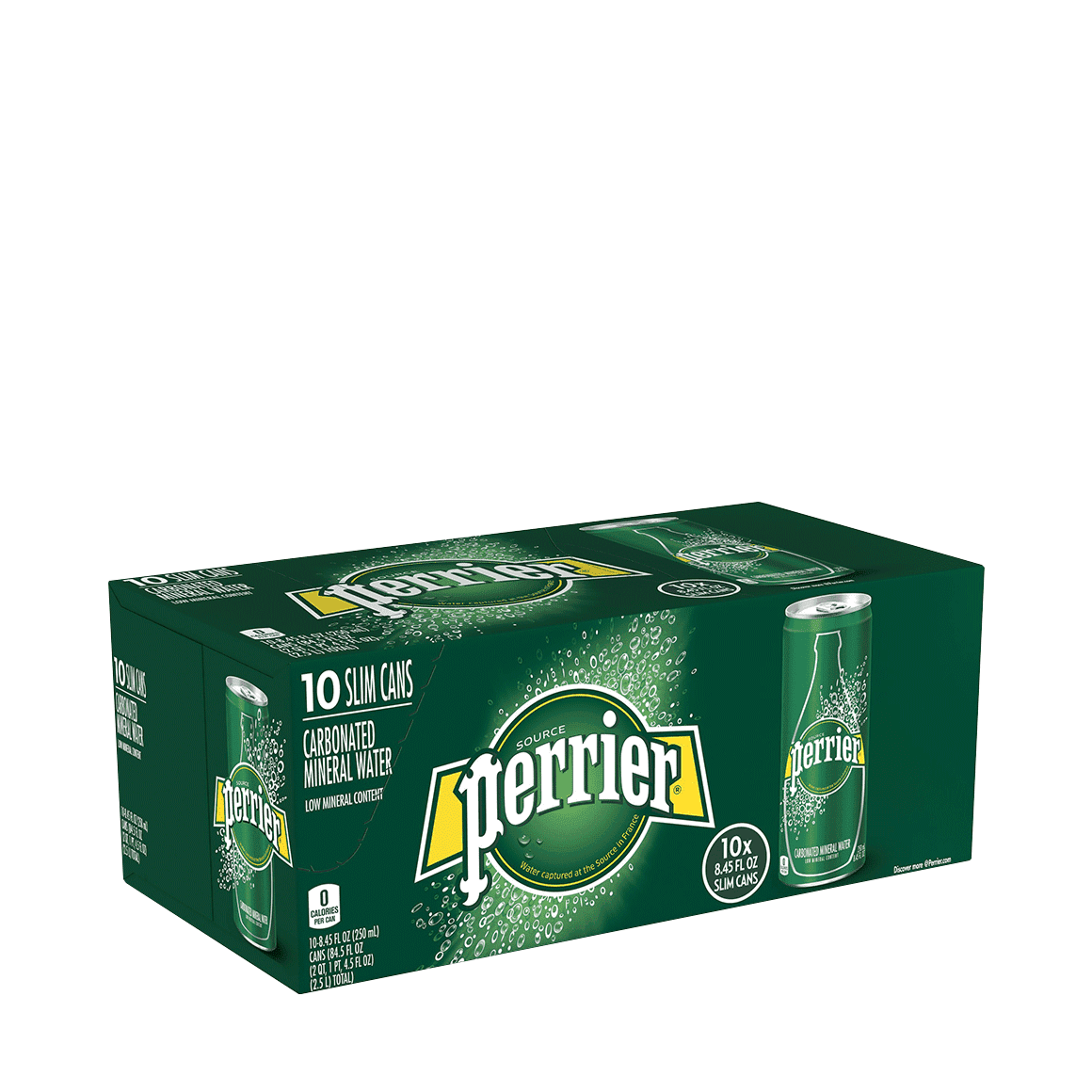 Perrier® Carbonated Mineral Water Slim Cans - Original Image2