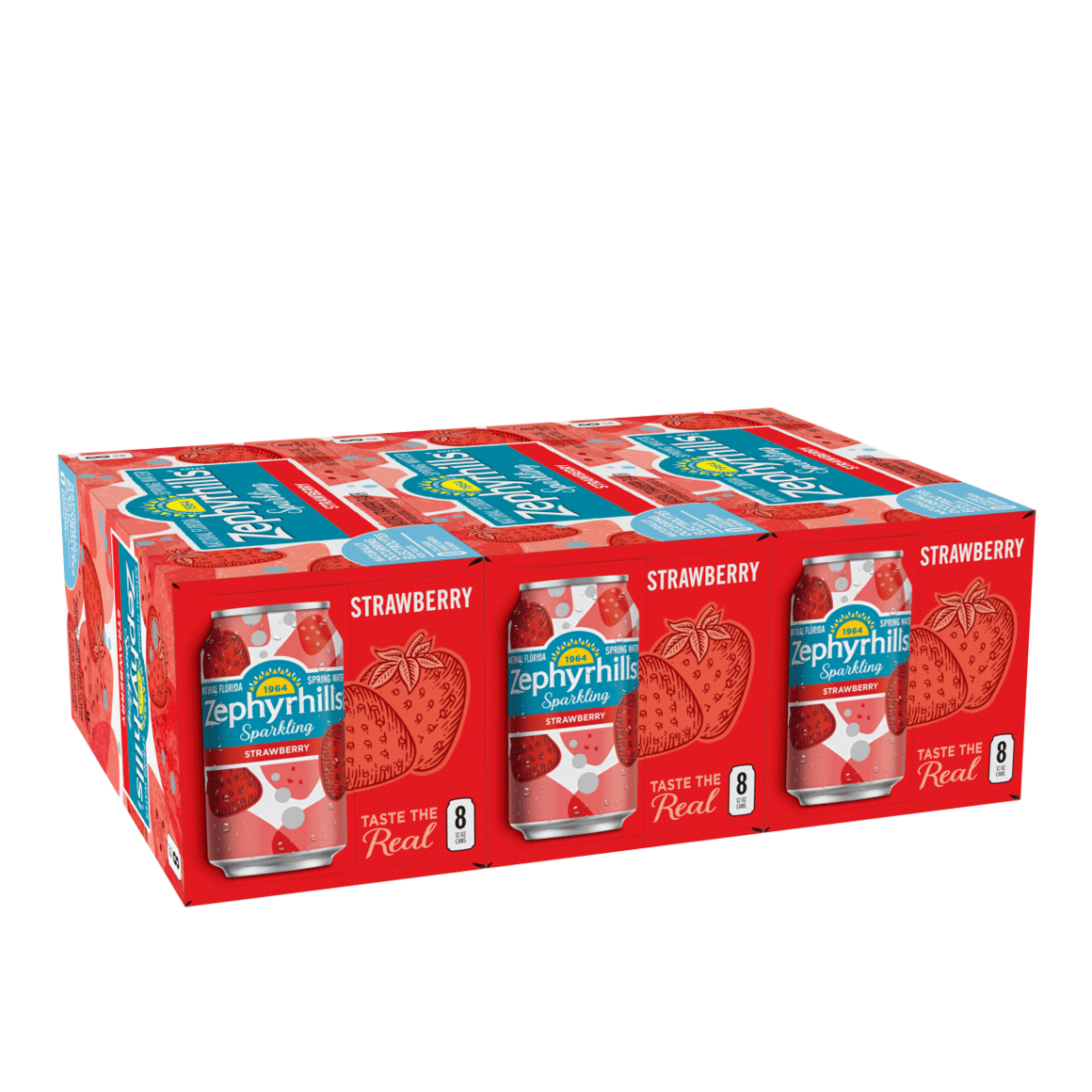 Zephyrhills® Summer Strawberry Sparkling Water Image1
