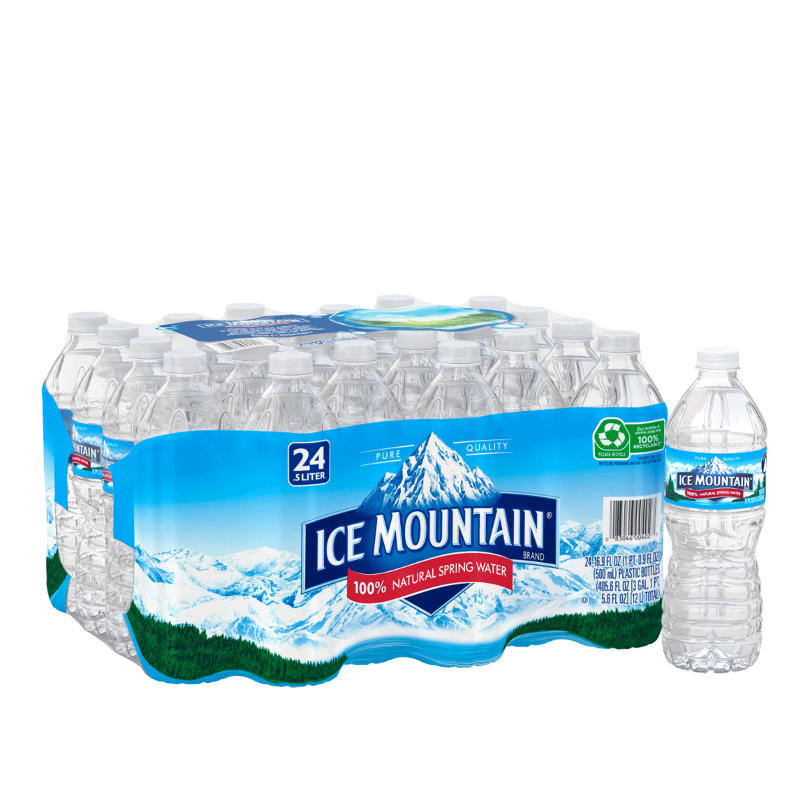 Ice Mountain® Spring Water .5 Liter 24Pack ReadyRefresh