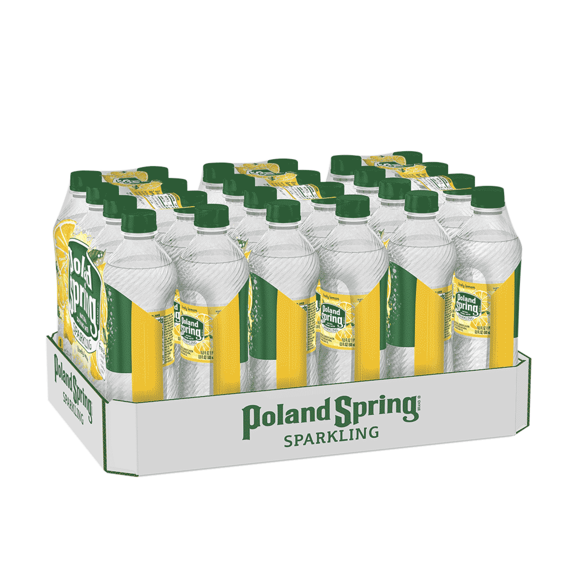 Poland Spring® Lemon Sparkling Water 16 oz 24Pack ReadyRefresh