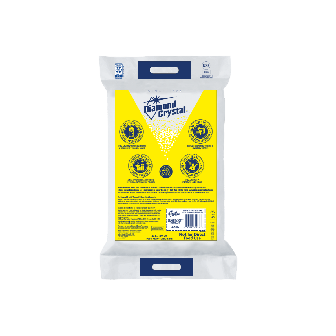 Diamond Crystal® Bright & Soft® Salt Pellets Image1