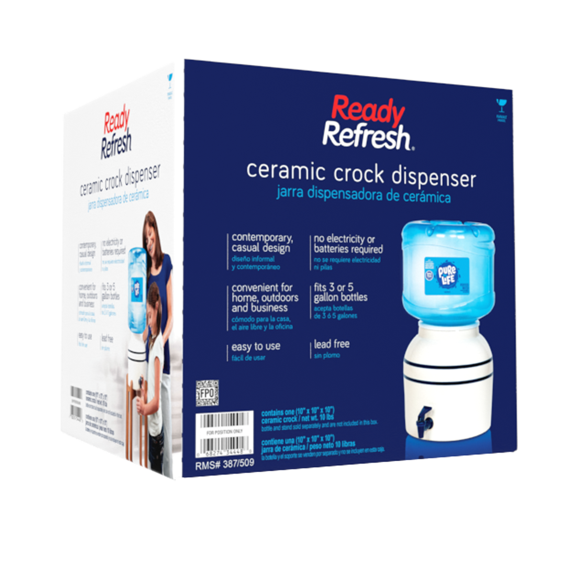 The Accessor™ Ceramic Crock Water Dispenser Image4