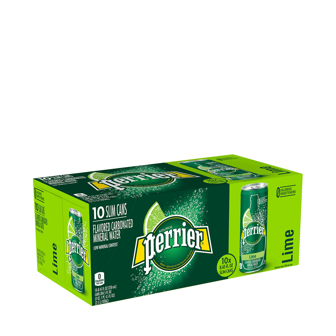 Perrier® Carbonated Mineral Water Slim Cans - Lime Image1